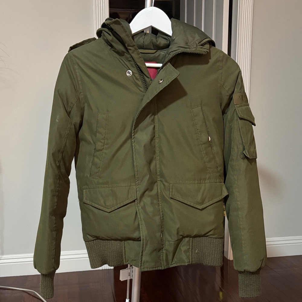 TNA Army Green Girls Short Coat